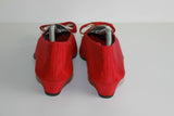 Escarpins TANAGRA Tissu Rouge vif T 40 TBE
