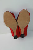 Escarpins TANAGRA Tissu Rouge vif T 40 TBE