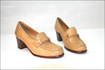 MINELLI  Mocassins  Tout Cuir Marron Crème T 38  TBE