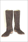 ANDRE Bottes Daim Marron Foncé T 38 TBE