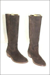 ANDRE Bottes Daim Marron Foncé T 38 TBE