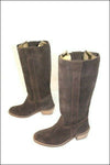 ANDRE Bottes Daim Marron Foncé T 38 TBE