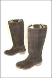 ANDRE Bottes Daim Marron Foncé T 38 TBE