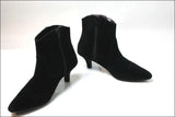 JACQUELINE RIU Bottines & Low Boots Daim Noir T 38 TBE"neuves"