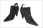 SAN MARINA Bottines DAIM  Noir à Talons T 40 TBE