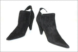 SAN MARINA Bottines DAIM  Noir à Talons T 40 TBE