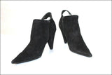 SAN MARINA Bottines DAIM  Noir à Talons T 40 TBE