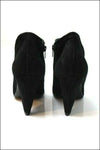 SAN MARINA Bottines DAIM  Noir à Talons T 40 TBE