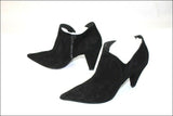 SAN MARINA Bottines DAIM  Noir à Talons T 40 TBE