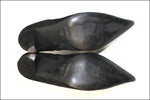 SAN MARINA Bottines DAIM  Noir à Talons T 40 TBE