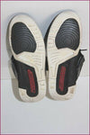 JORDAN NIKE Baskets 384520-006 Cuir Noir et Rose T 40