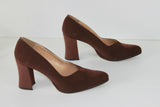 Escarpins ENZO ANGIOLINI Tissu Marron T 39 TBE