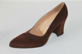 Escarpins ENZO ANGIOLINI Tissu Marron T 39 TBE
