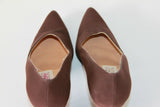 Escarpins ENZO ANGIOLINI Tissu Marron T 39 TBE