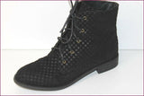 SHELLYS LONDON Bottines Cuir Motifs Quadrillés T UK 8 / US 10 / 40 EUR TTBE