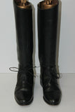 SAGONE Bottes Cavalières Tout Cuir Noir T 35 TTBE