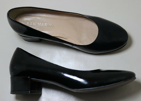 San Marina Escarpins Cuir Marron T38 TBE