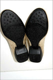 MEPHISTO Escarpins à Sangles Cuir Doré Doublées Cuir T 7 US / 37.5 FR TTBE