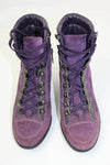 GEOX Bottines à Lacets Daim Violet & Talons compensés  T35 TBE