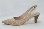 ROSEMETAL Escarpins Pointus Cuir Verni Beige Taille 39 Bon état
