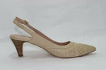 ROSEMETAL Escarpins Pointus Cuir Verni Beige Taille 39 Bon état