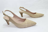ROSEMETAL Escarpins Pointus Cuir Verni Beige Taille 39 Bon état