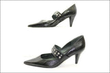 KARSTON Escarpins Pointu Cuir Noir T36 TBE