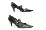 KARSTON Escarpins Pointu Cuir Noir T36 TBE