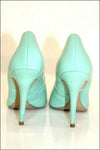 SAN MARINA  Escarpins Cuir bleu Pastel T 37 TBE