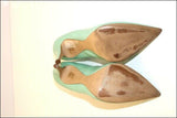 SAN MARINA  Escarpins Cuir bleu Pastel T 37 TBE