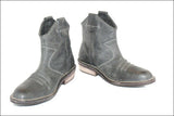 KICKERS Bottines & Low Boots Cuir Vert Gris Esprit Santiag T 40 TBE