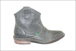 KICKERS Bottines & Low Boots Cuir Vert Gris Esprit Santiag T 40 TBE