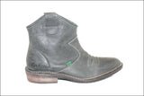 KICKERS Bottines & Low Boots Cuir Vert Gris Esprit Santiag T 40 TBE