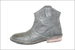 KICKERS Bottines & Low Boots Cuir Vert Gris Esprit Santiag T 40 TBE