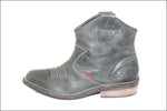 KICKERS Bottines & Low Boots Cuir Vert Gris Esprit Santiag T 40 TBE