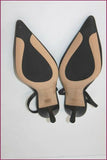 PARALLELE Escarpins Mules Tout Cuir Noir T 4 / T 37  ETAT NEUF