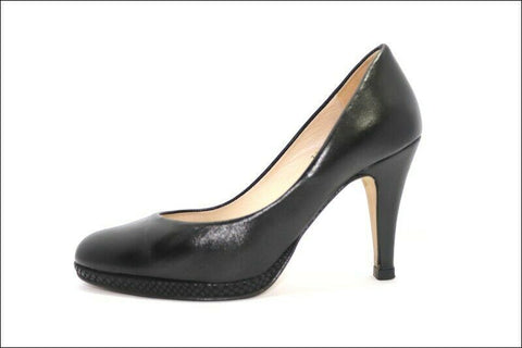 ANDRE Escarpins Cuir Noir Taille 37 TBE