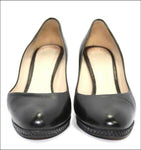 ANDRE Escarpins Cuir Noir Taille 37 TBE