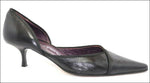 PACO HERRERO Escarpins Pointu Cuir Noir Taille 40 TBE