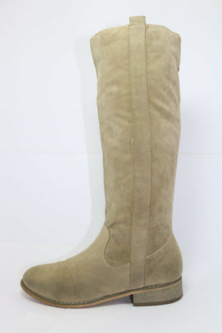 CLOSER Bottes Daim Beige Cuir T36 BE