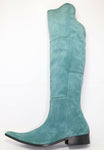 Bottes Pointu Daim Vert T41 TTBE