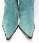 Bottes Pointu Daim Vert T41 TTBE