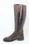 Heyraud Bottes Cuir Marron Cuir T38 made in Italie TTBE