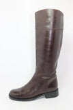 Heyraud Bottes Cuir Marron Cuir T38 made in Italie TTBE