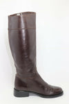 Heyraud Bottes Cuir Marron Cuir T38 made in Italie TTBE