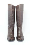 Heyraud Bottes Cuir Marron Cuir T38 made in Italie TTBE