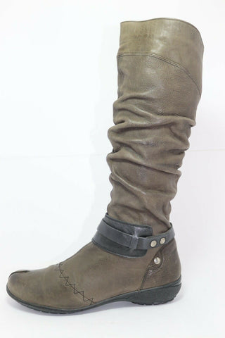 DORKING Bottes Cuir Kaki T40 BE