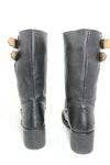 made in BIGUINE Bottines Cuir Noir T38 TBE