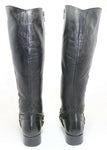 Bottes Pointu Cuir Noir Lisse T35 BE
