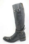 COSMOPARIS Bottes Cuir Noir T41 TBE made in Italie